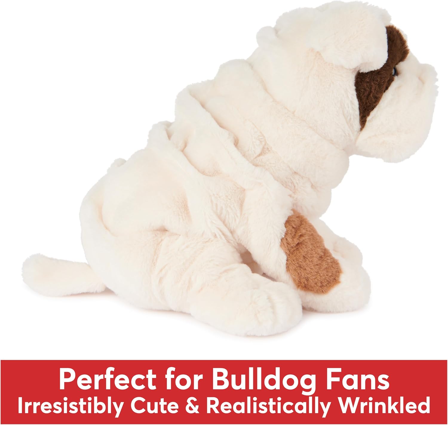 GUND Toast Bulldog Puppy Plush, Stuffed Animal Dog for Ages 1 and Up, 10”, Brown/White