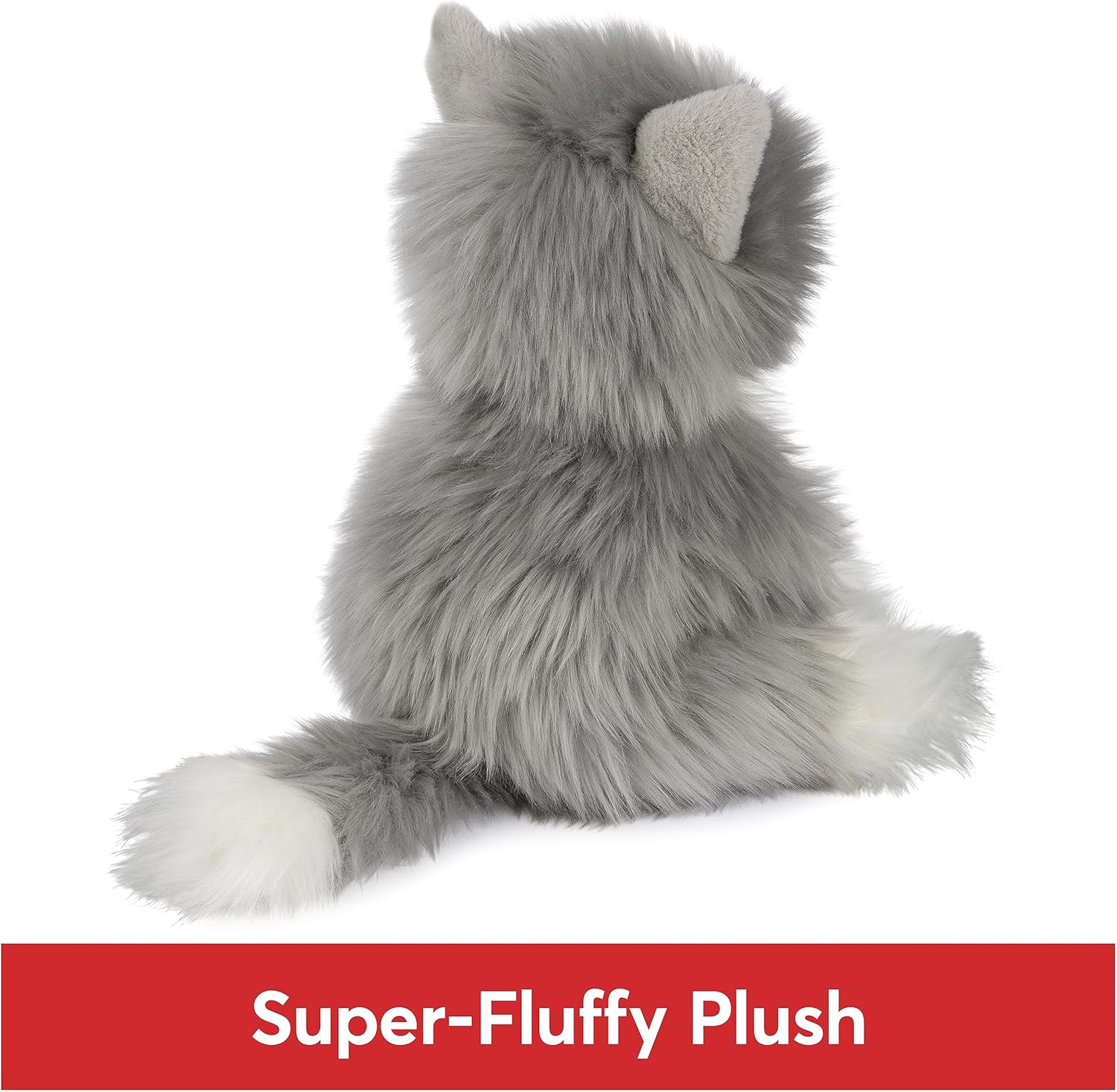 GUND Camilla Kitten Plush, Premium Cat Stuffed Animal for Ages 1 and Up, Gray/White, 9”