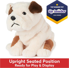 GUND Toast Bulldog Puppy Plush, Stuffed Animal Dog for Ages 1 and Up, 10”, Brown/White