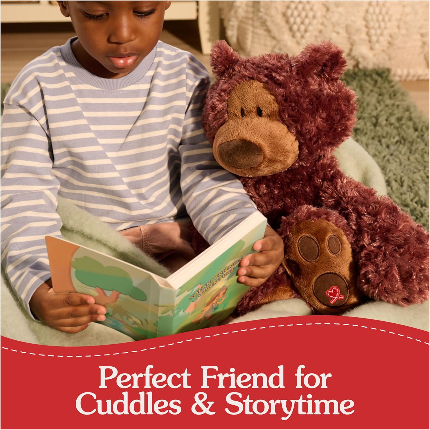GUND Muttsy Dog Plush, Premium Plush Puppy Stuffed Animal for Ages 1 and Up, Brown, 14”