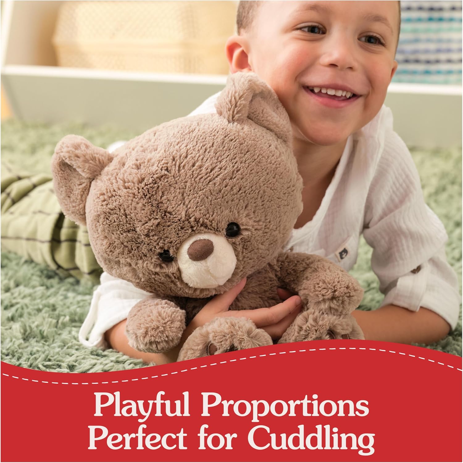 GUND Muttsy Dog Plush, Premium Plush Puppy Stuffed Animal for Ages 1 and Up, Brown, 14”