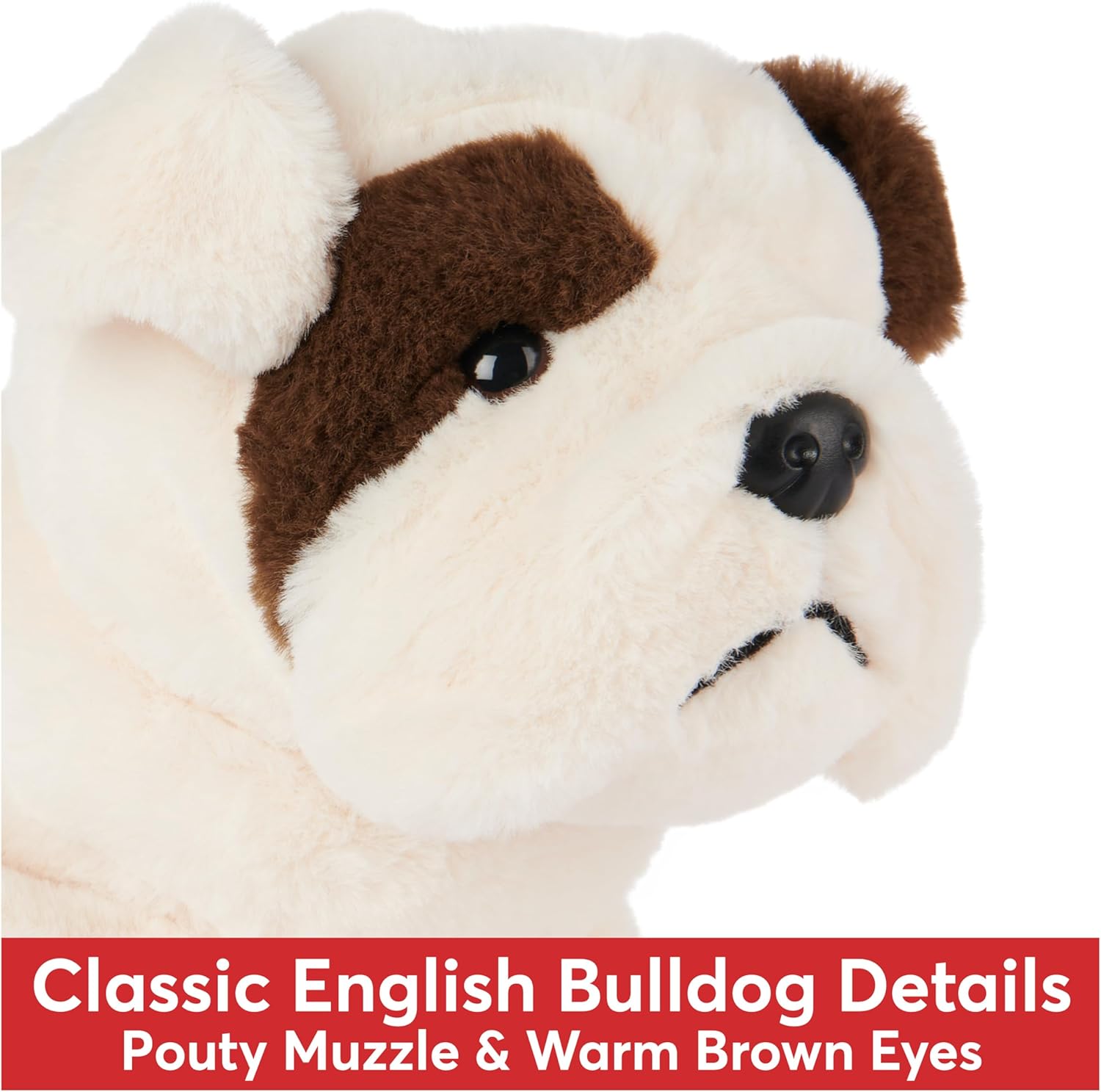 GUND Toast Bulldog Puppy Plush, Stuffed Animal Dog for Ages 1 and Up, 10”, Brown/White