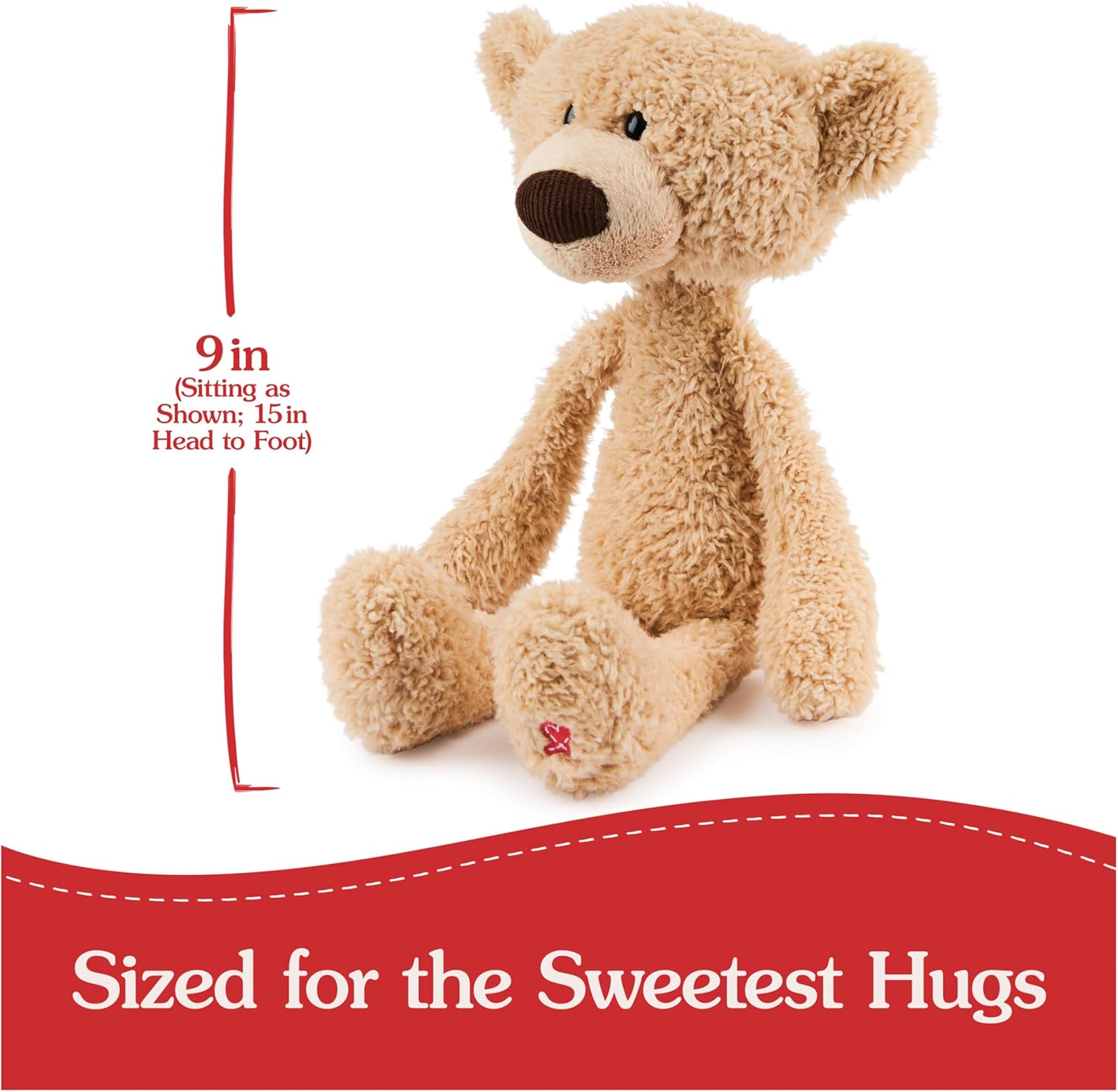 GUND Muttsy Dog Plush, Premium Plush Puppy Stuffed Animal for Ages 1 and Up, Brown, 14”