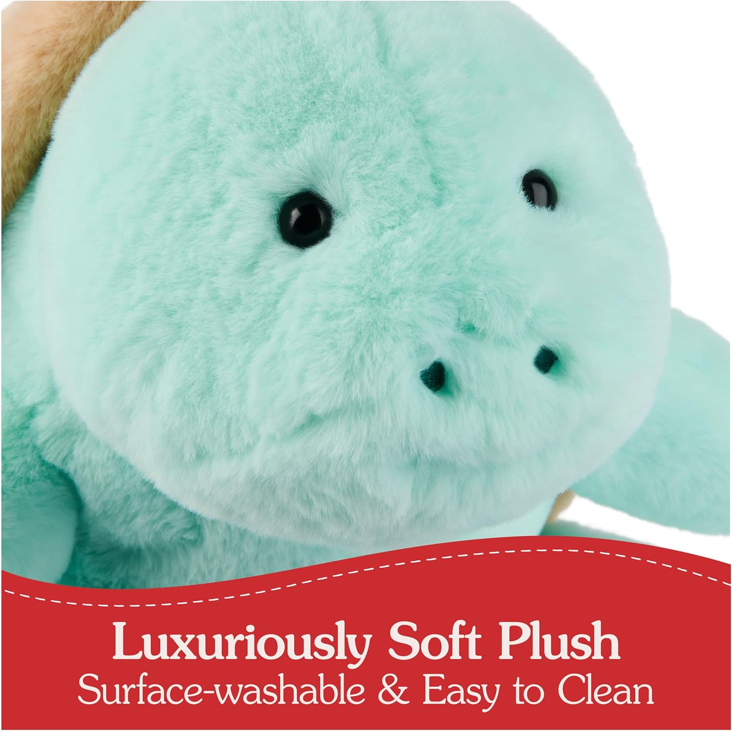 GUND Sprout Sea Turtle Plush, Premium Stuffed Animal for Ages 1 and Up, Green/Brown, 10”