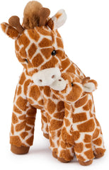 GUND Solana Giraffe and Baby Plush, Premium Giraffe Stuffed Animals for Ages 1 and Up, Brown, 10”