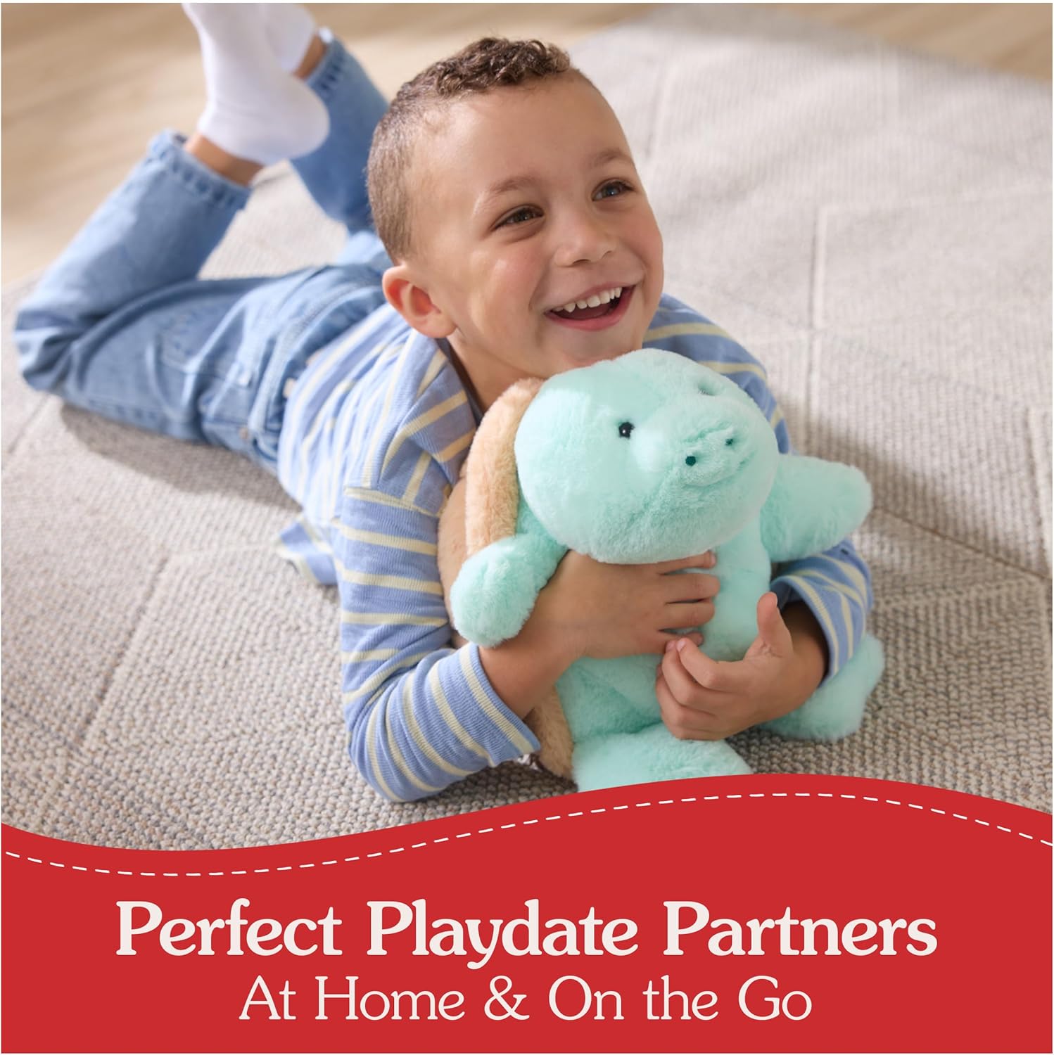 GUND Sprout Sea Turtle Plush, Premium Stuffed Animal for Ages 1 and Up, Green/Brown, 10”