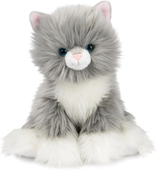 GUND Camilla Kitten Plush, Premium Cat Stuffed Animal for Ages 1 and Up, Gray/White, 9”