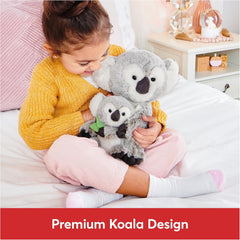 GUND Zozo The Koala Bear with Joey Plush, Stuffed Animal for Ages 1 and Up, Gray/White, 10”