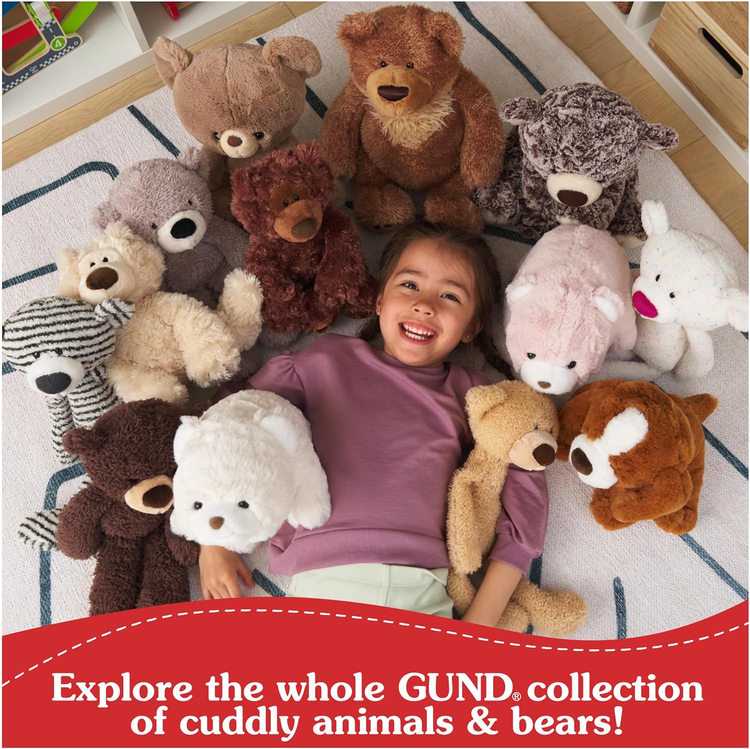 GUND Solana Giraffe and Baby Plush, Premium Giraffe Stuffed Animals for Ages 1 and Up, Brown, 10”
